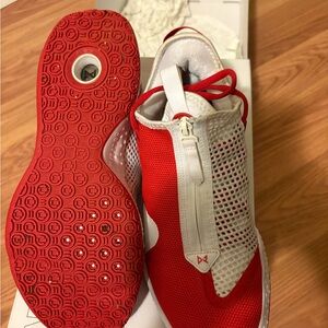 Nike Red and White Sneakers